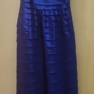 Maxi evening strapless dress